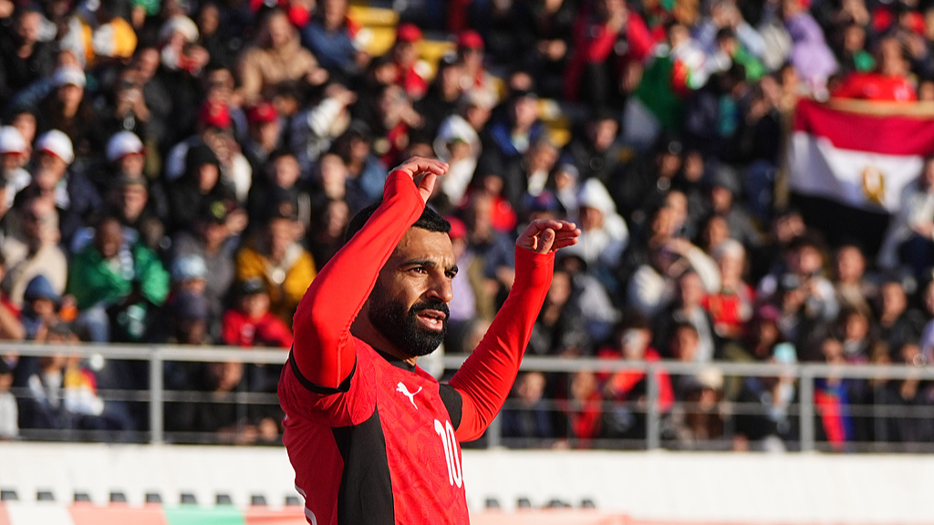 Mohamed Salah Mahrous Ghaly of Egypt looks on during the AFCON 3rd place match between Nigeria and Egypt at Mohammed V stadium, Casablanca, Morocco, January 17, 2026. /CFP