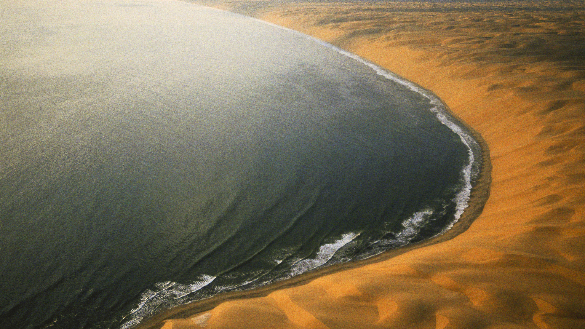 An aerial view of the Skeleton Coast, Namibia taken on September 30, 2024. /CFP