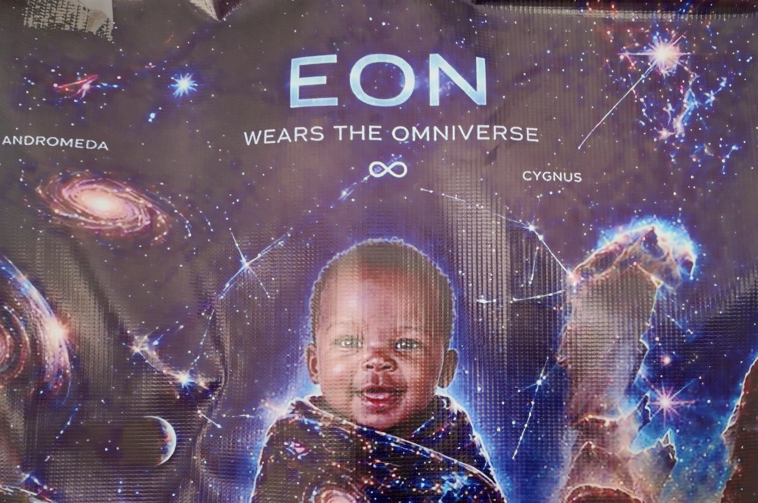 A portrayal of Eugene Awimbo's late son Eon, who inspired the name Eon Cosmic Park in Kajiado County, Kenya, July 1, 2026. /CGTN Africa 