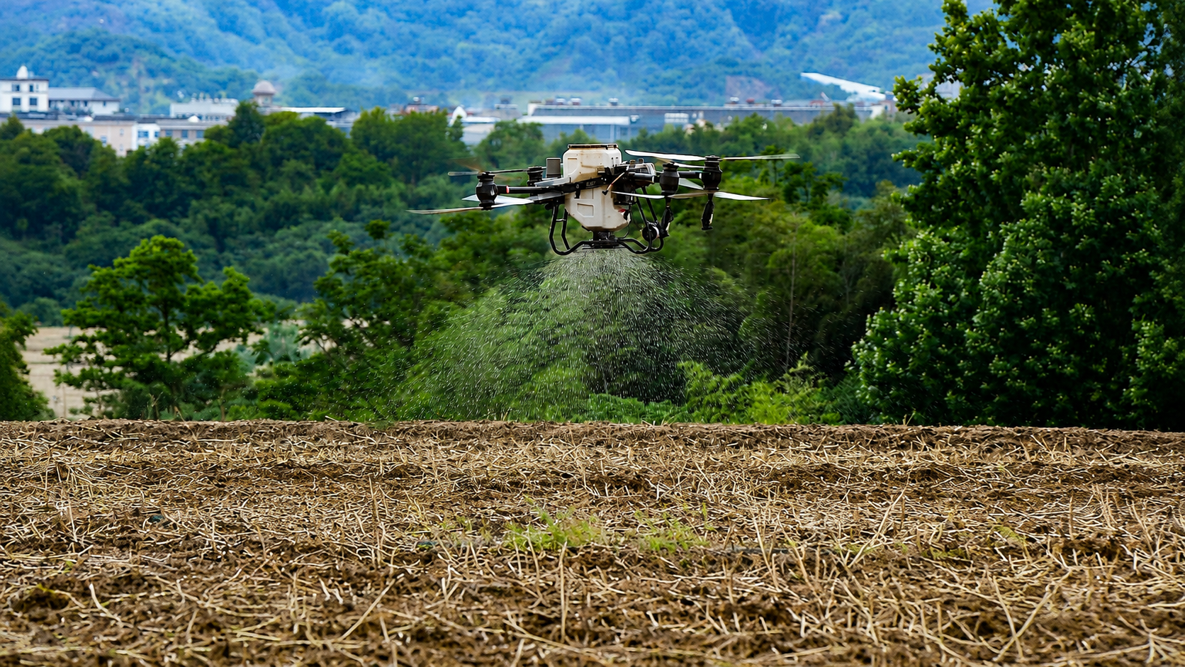 AI drones transform farming in Ghana