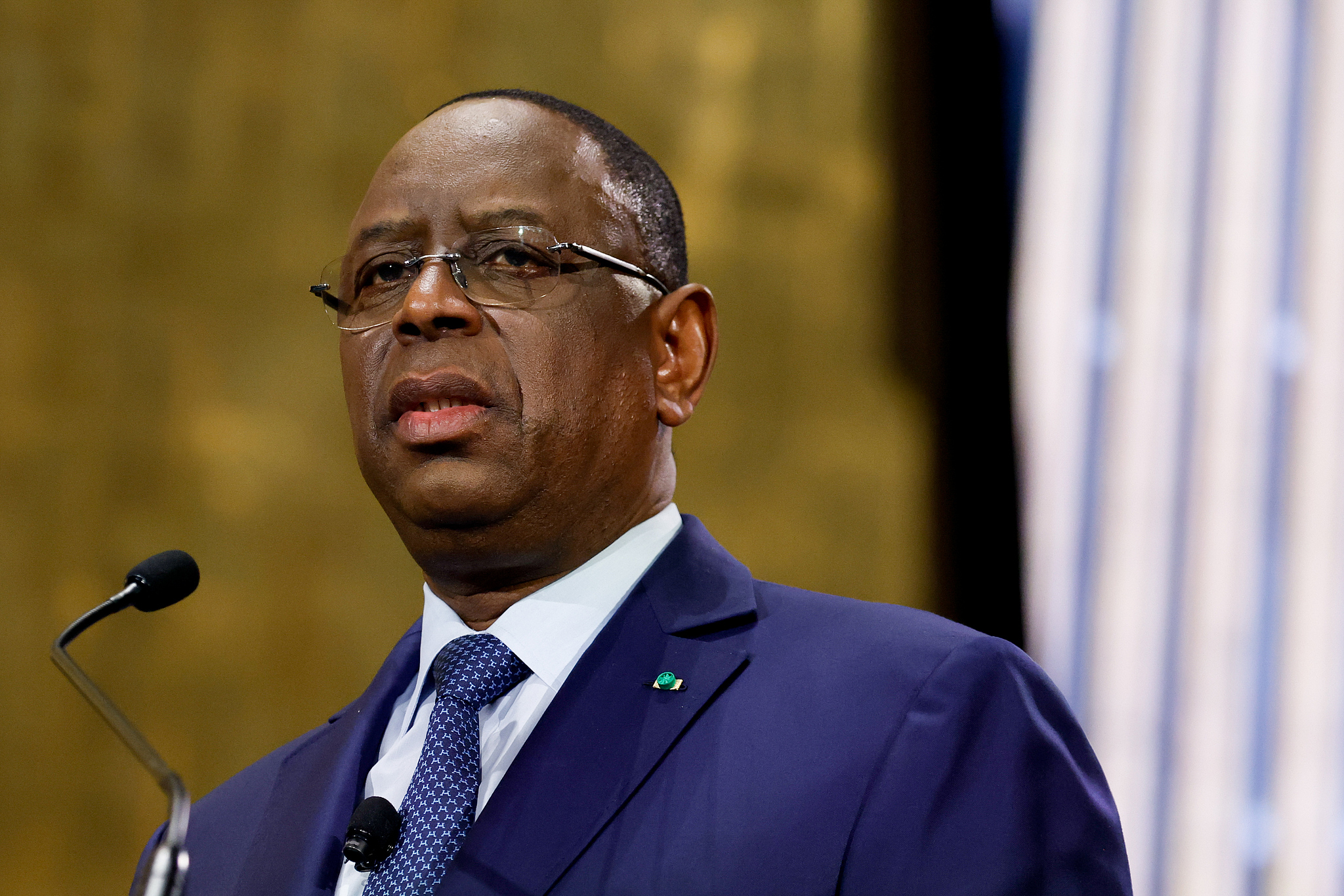 Macky Sall, former president of Senegal and candidate to be secretary-general of the United Nations, July 23, 2026. /CFP