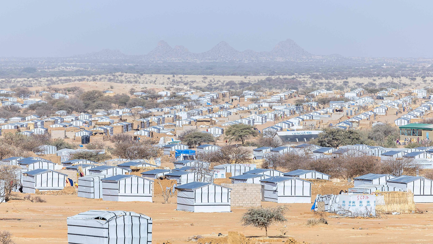 A panoramic view of a Sudanese refugee camp near Iriba, Gudran, Wadi Fira Governorate, Chad, on January 31, 2026.  /CFP