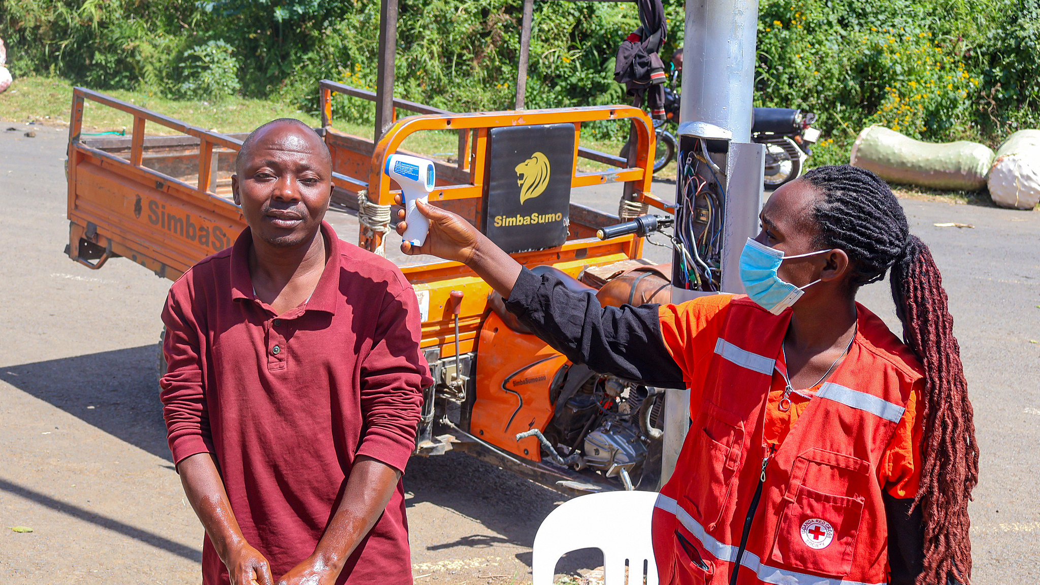 Health screening and security measures are strengthened at border crossings due to rising Ebola cases in Bunagana, Uganda, May 29, 2026. /CFP