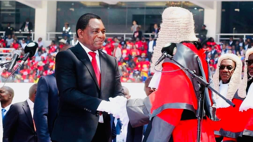 Zambia's president Hakainde Hichilema sworn in for second term