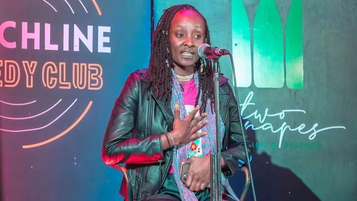Nduta Mbogori performs Nairobi's Punchline Comedy Club, August 22, 2026. /Nduta Mbogori