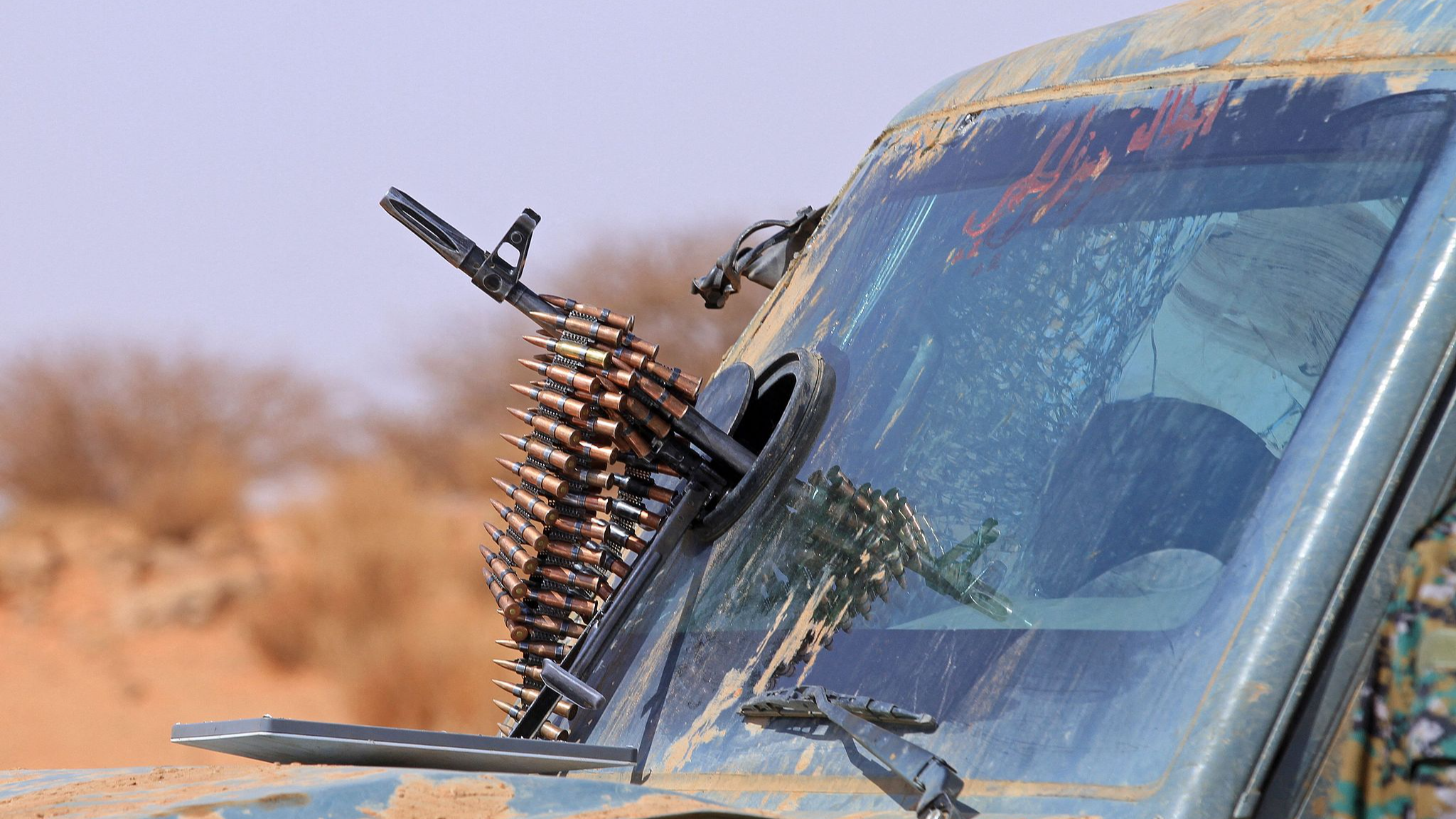 Armed militia members believed to be from the Rapid Support Forces (RSF) in western Omdurman, Sudan, on August 19, 2026. /CFP