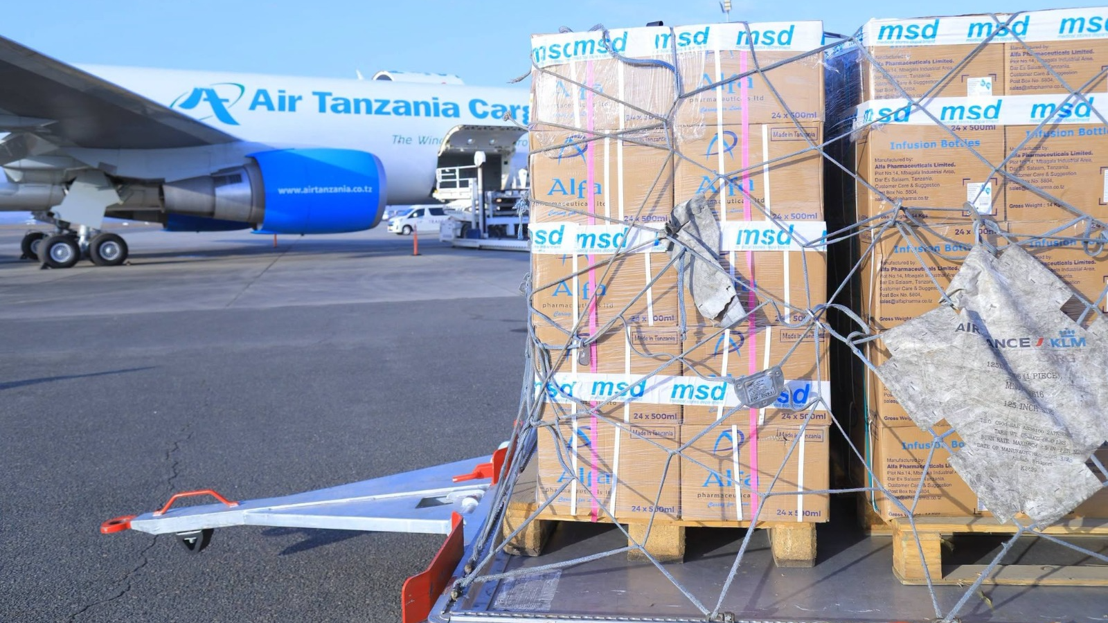 Tanzania’s medical aid donation to the Democratic Republic of Congo (DRC) to support the fight against Ebola, delivered in Kinshasa, DRC, on September 5, 2026. /Ministry of Health Tanzania