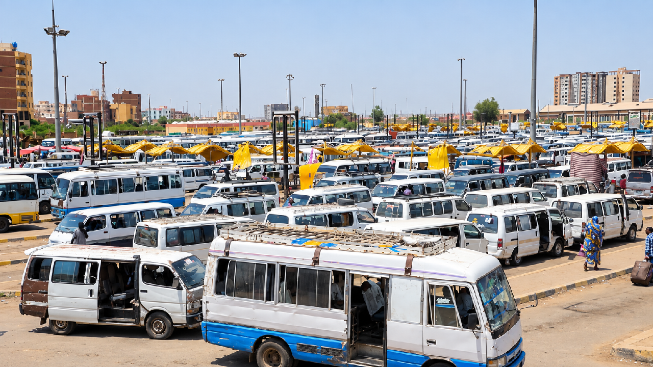 Public transport resumes in Khartoum amid challenges
