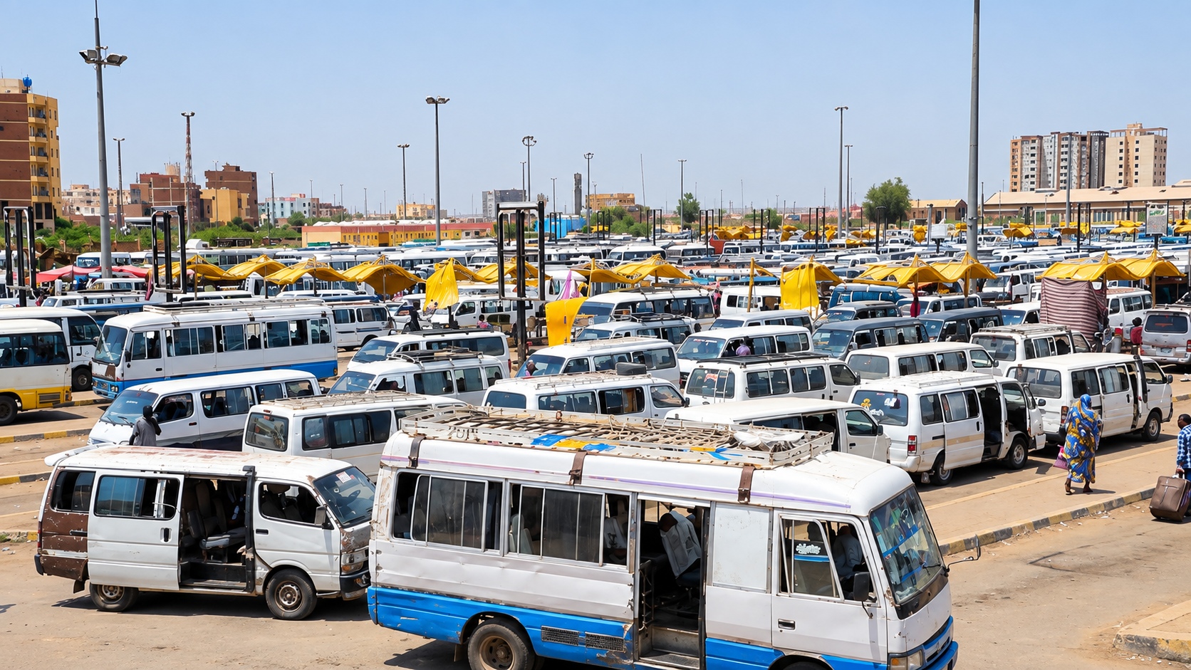 Public transport resumes in Khartoum amid challenges