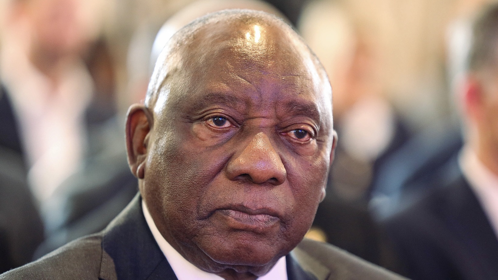 South African President Cyril Ramaphosa attends the launch of Phase 3 of the government-business partnership at Summer Place in Johannesburg, South Africa, on August 20, 2026. /CFP