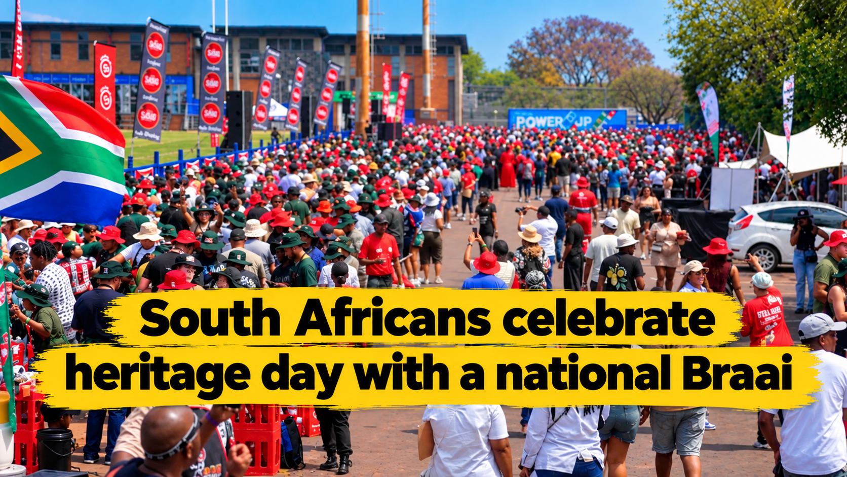 South Africans celebrate heritage day with a national Braai