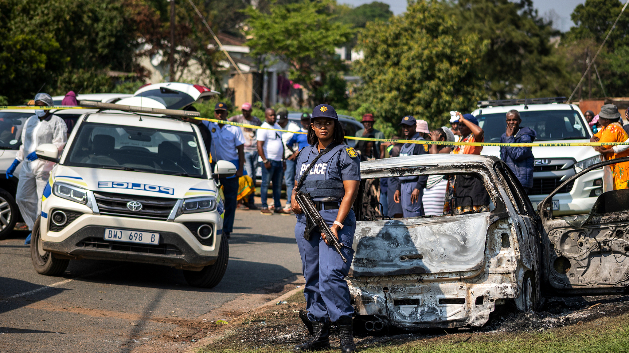 South Africa launches manhunt after 17 killed in tavern shooting