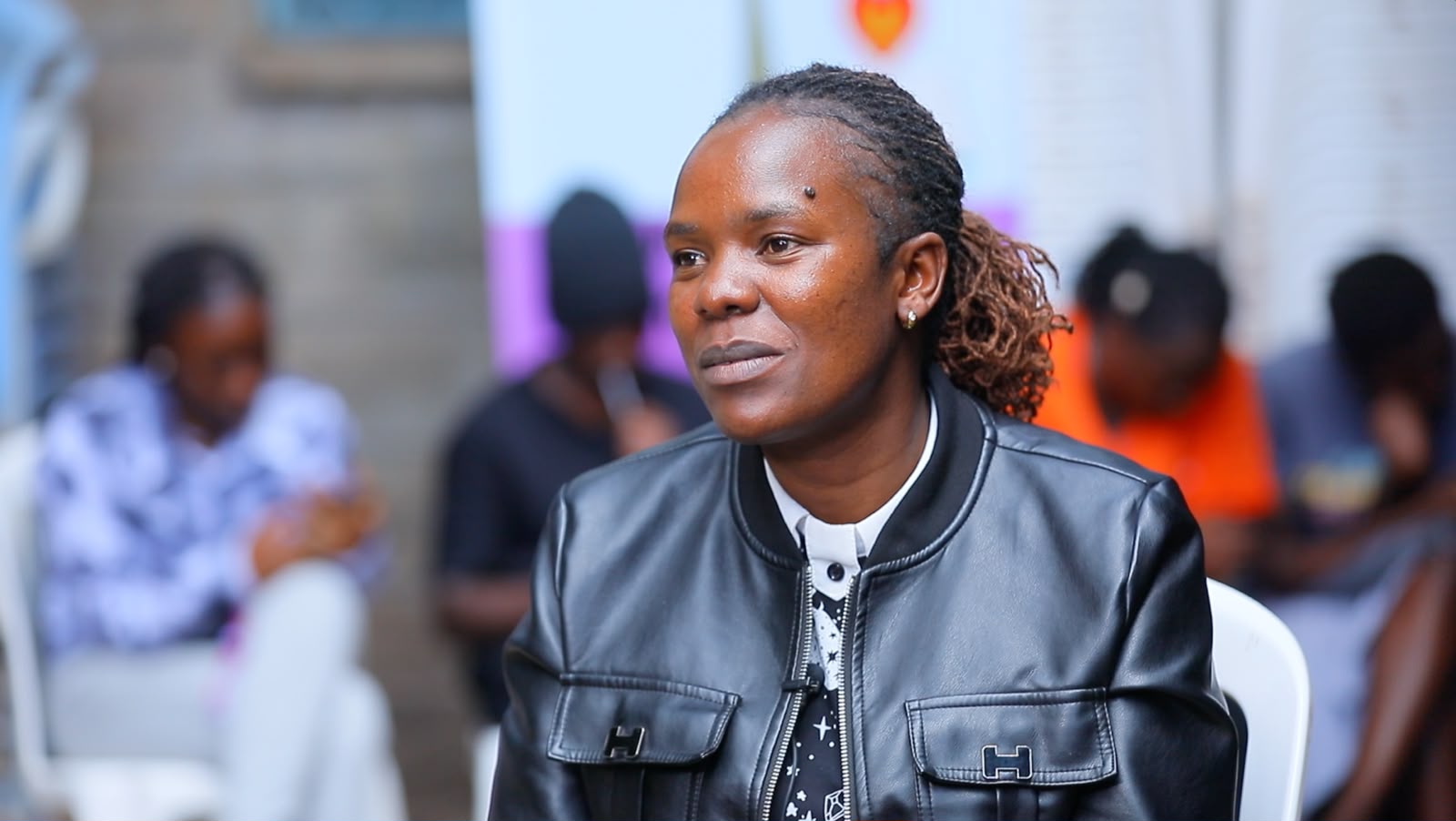 Gladys Akumu, one of the therapists at Global Arts Intervention during an interview in Mathare, Nairobi, Kenya, October 7, 2026. /CGTN