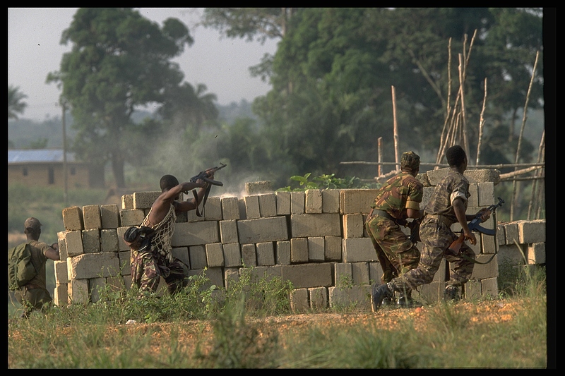 The Sierra Leone Civil War in 1996. /VCG
