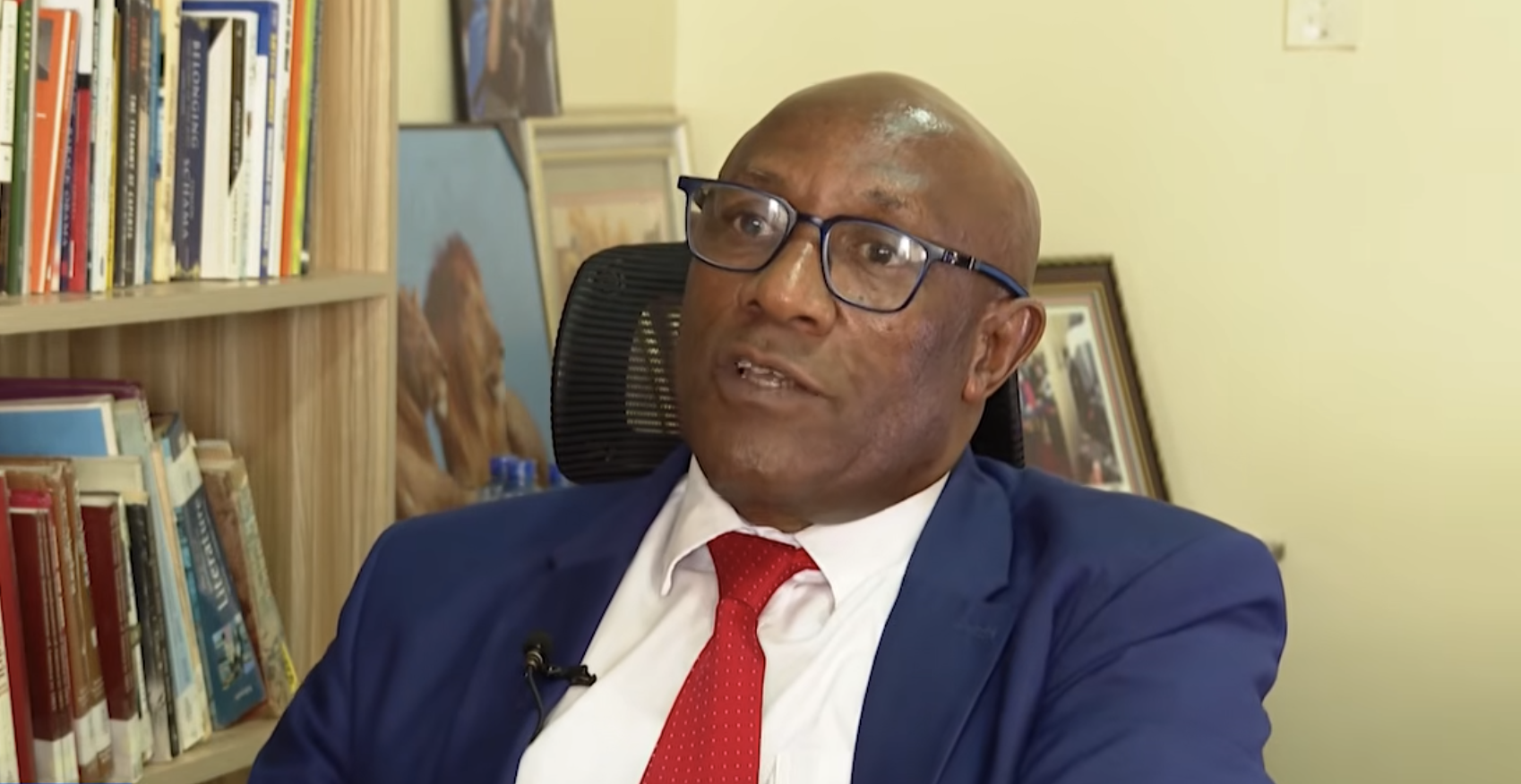 Dominic Mwenja, former chairman of the Central Bank of Kenya Pension Fund, speaks to CGTN in Kenya, on October 9, 2026. /CGTN