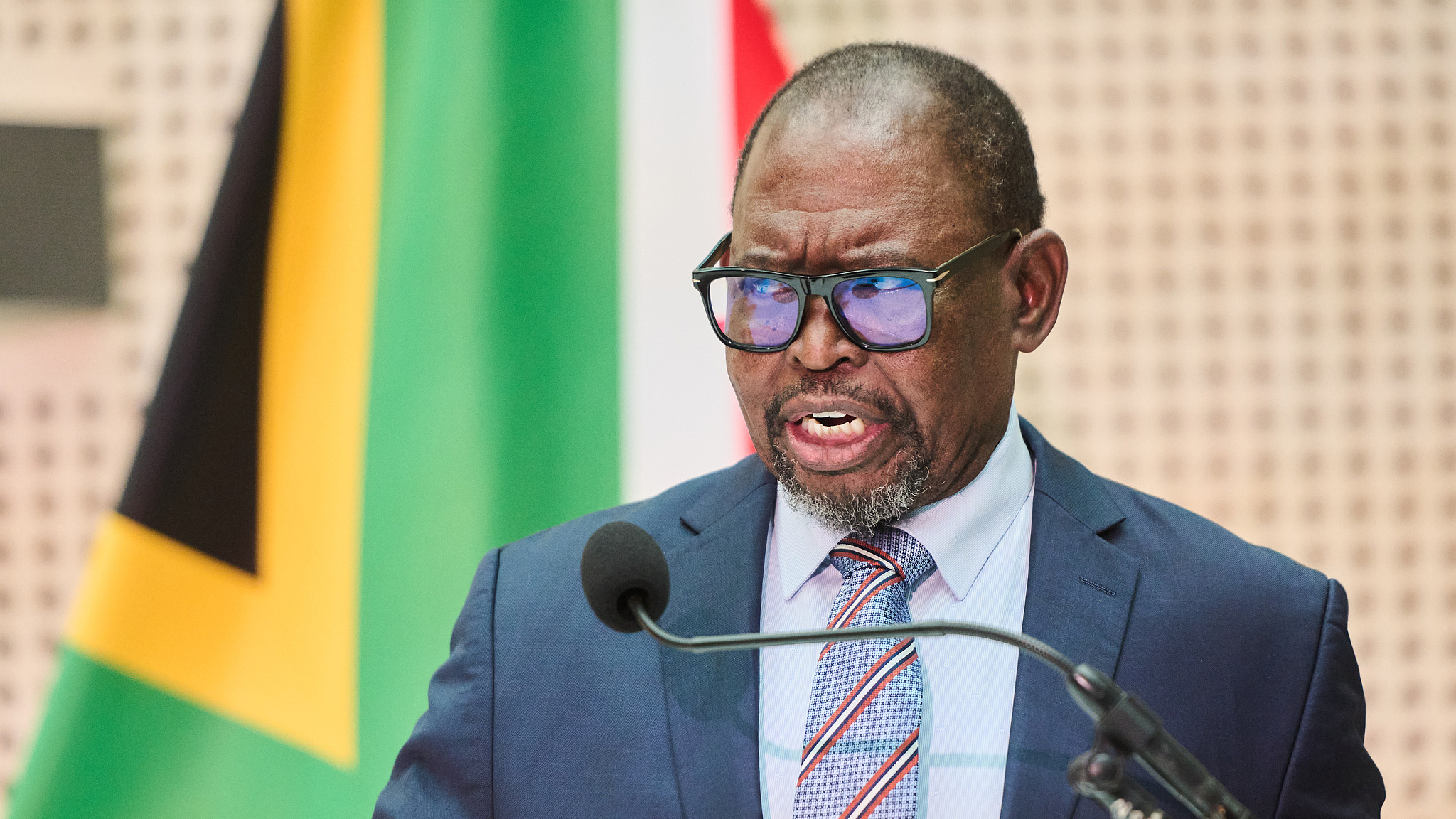 Enoch Godongwana, South Africa's finance minister in Pretoria, South Africa, on June 19, 2026. /VCG