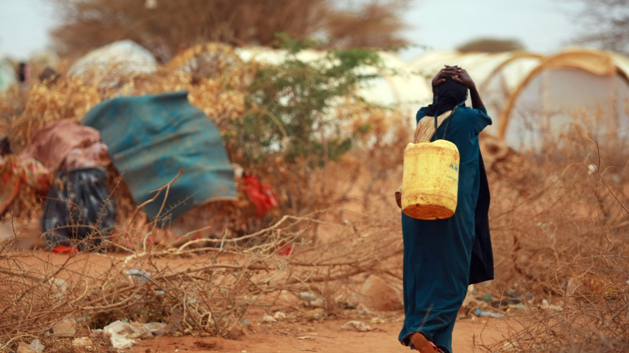 Famine at Dadaab refugee camp in Northern Kenya, August 14, 2011. /VCG