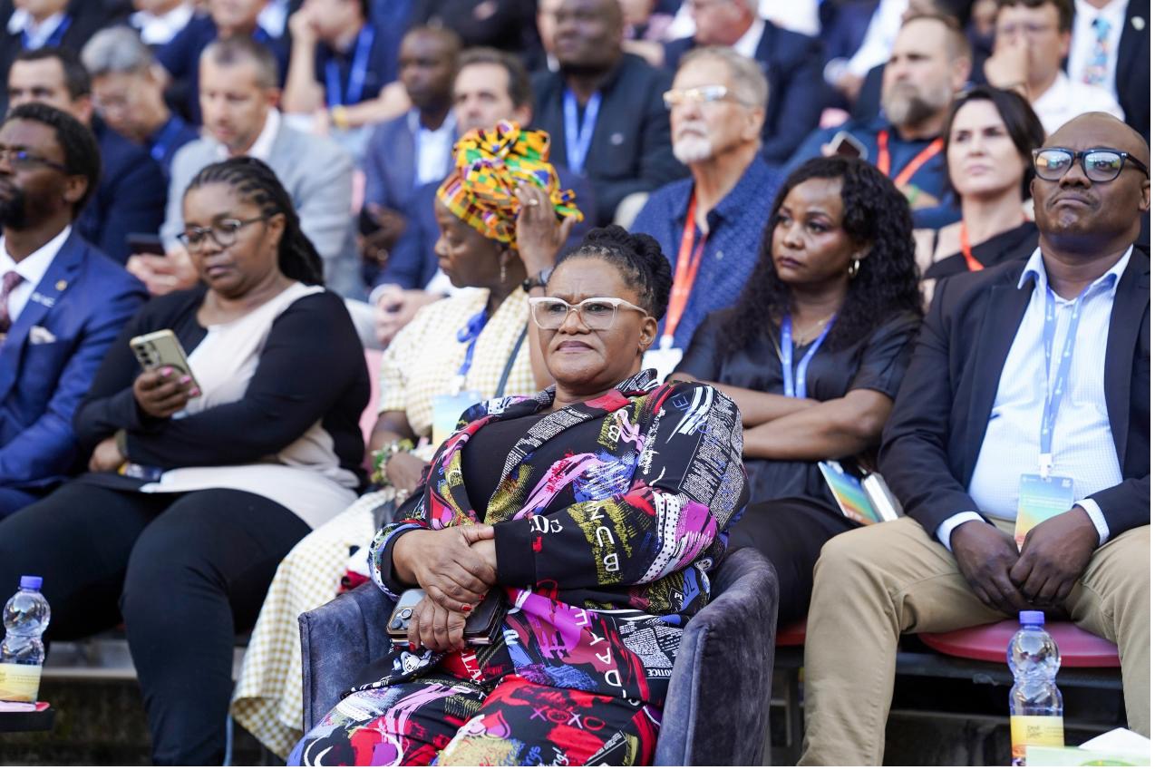 Attendees listen to proceedings at the automotive partnership gathering in Gqeberha, South Africa, October 28, 2026. /BAIC FOTON International