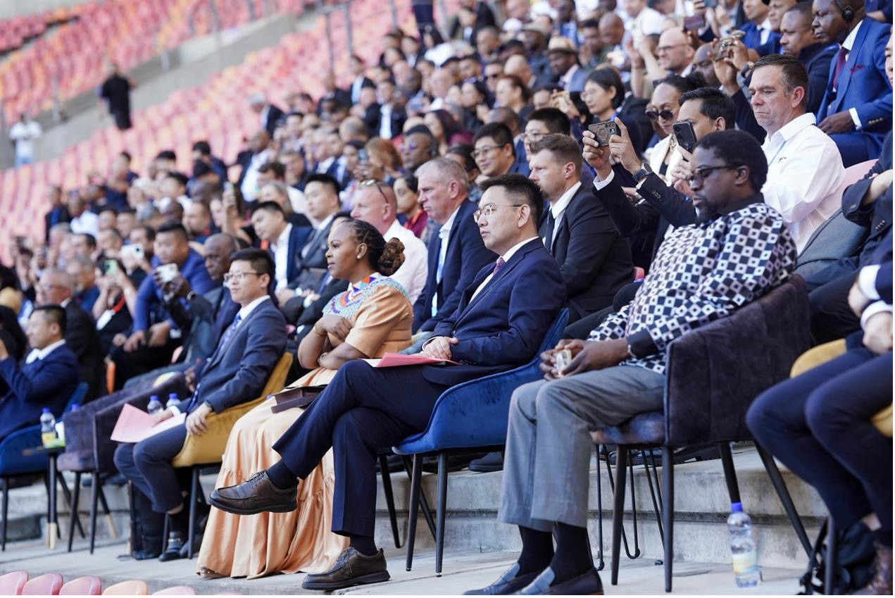 Delegates attend the automotive partnership gathering at Nelson Mandela Bay Stadium in Gqeberha, South Africa, October 28-30, 2026. /BAIC FOTON International