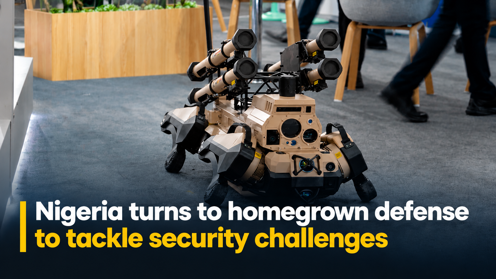 Nigeria turns to homegrown defense to tackle security challenges