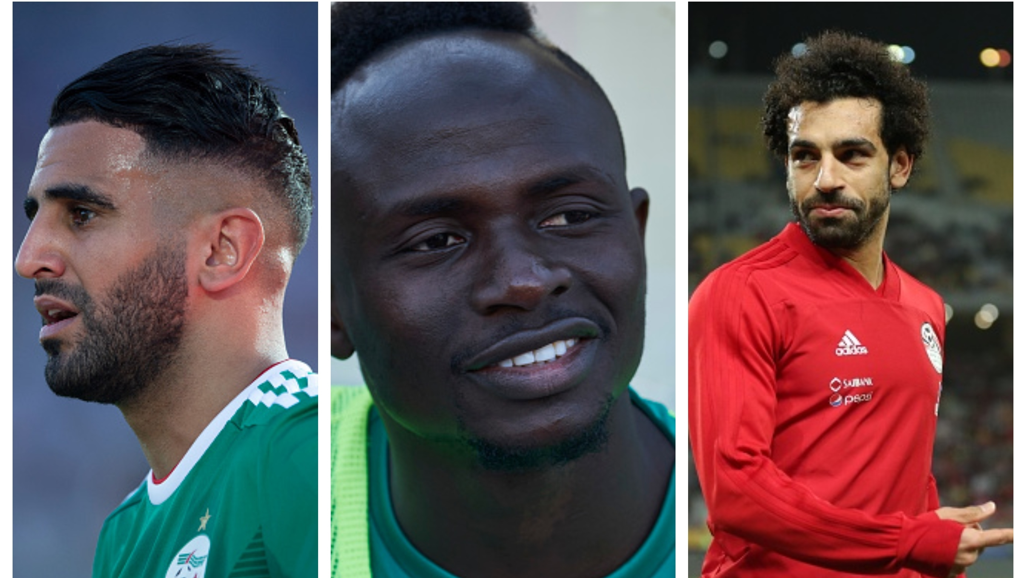 Mahrez, Mané e Salah são indicados para Jogador Africano do Ano